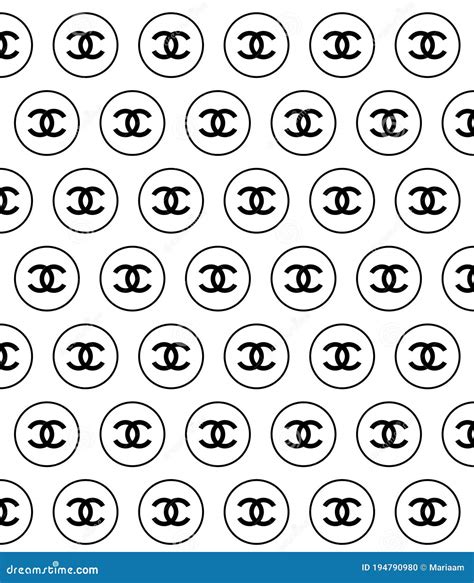 chanel white and black|black and white chanel pattern.